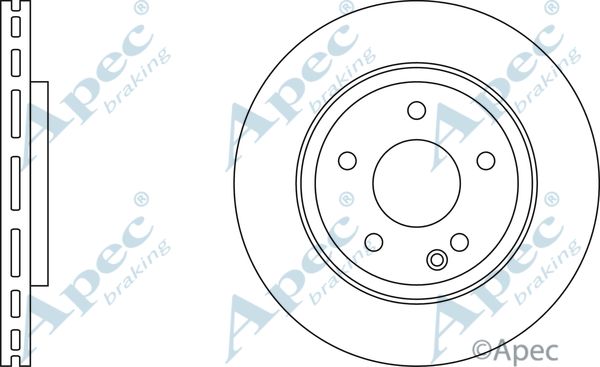 APEC BRAKING Jarrulevy DSK2094